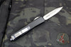 Microtech Ultratech OTF Knife- Double Edge- Black Handle- Stonewash Blade 122-10 SLIGHTLY USED