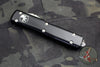 Microtech Ultratech OTF Knife- Double Edge- Black Handle- Stonewash Blade 122-10 SLIGHTLY USED