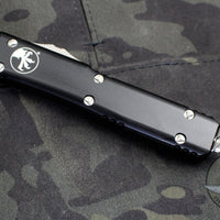Microtech Ultratech OTF Knife- Double Edge- Black Handle- Stonewash Blade 122-10 SLIGHTLY USED