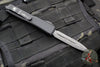 Microtech Ultratech OTF Knife- Double Edge- Carbon Fiber Top- Damascus Blade 122-16 CFS SN449