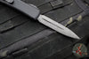 Microtech Ultratech OTF Knife- Double Edge- Carbon Fiber Top- Damascus Blade 122-16 CFS SN449