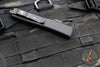Microtech Ultratech OTF Knife- Double Edge- Carbon Fiber Top- Damascus Blade 122-16 CFS SN449
