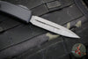 Microtech Ultratech OTF Knife- Double Edge- Carbon Fiber Top- Damascus Blade 122-16 CFS SN611
