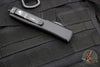 Microtech Ultratech OTF Knife- Double Edge- Black Handle- Damascus Blade 122-16 S SN861