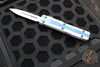 Microtech Ultratech OTF Knife- Clone Trooper- Double Edge- White Distressed Handle- White Blade 122-1 CO