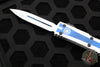 Microtech Ultratech OTF Knife- Clone Trooper- Double Edge- White Distressed Handle- White Blade 122-1 CO