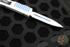 Microtech Ultratech OTF Knife- Clone Trooper- Double Edge- White Distressed Handle- White Blade 122-1 CO