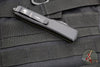 Microtech Ultratech OTF Knife- Double Edge- Frag Pattern OD Green G-10 Top- Black Plain Edge Blade 122-1 FRGTODS
