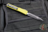 Microtech Ultratech OTF Knife- Double Edge- OD Green Handle- Black Full Serrated Blade 122-3 OD