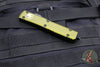 Microtech Ultratech OTF Knife- Double Edge- OD Green Handle- Black Full Serrated Blade 122-3 OD