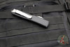 Microtech Ultratech Black Double Edge OTF Knife Satin Full Serrated Blade 122-6