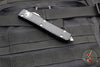Microtech Ultratech Black Double Edge OTF Knife Satin Full Serrated Blade 122-6