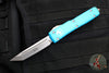 Microtech Ultratech OTF Knife- Tanto Edge- Turquoise Handle- Stonewash Blade 123-10 TQ