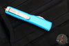 Microtech Ultratech OTF Knife- Tanto Edge- Turquoise Handle- Stonewash Blade 123-10 TQ