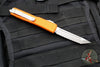 Microtech Ultratech OTF Knife- Tanto Edge- Orange Handle- Apocalyptic Full Serrated Blade 123-12 APOR