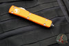 Microtech Ultratech OTF Knife- Tanto Edge- Orange Handle- Apocalyptic Full Serrated Blade 123-12 APOR