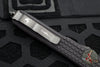 Microtech Ultratech OTF Knife- Delta- Tanto Edge- Frag Black Handle- Black DLC Plain Edge Blade- DLC HW- Nickel Boron Internals 123-1UT-DS
