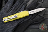 Microtech UTX-85 OTF Knife- GEN III- Double Edge- OD Green Handle- Apocalyptic Blade 1232-10 APOD