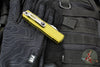 Microtech UTX-85 OTF Knife- GEN III- Double Edge- OD Green Handle- Stonewash Blade 1232-10 OD