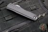 Microtech Cypher II 2024- Single Edge- Black Handle- Apocalyptic Plain Edge Blade 1241-10 AP