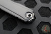 Microtech Cypher II 2024- Single Edge- Black Handle- Stonewash Plain Edge Blade 1241-10