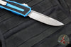 Microtech Scarab II- Single Edge- Blue Handle- Apocalyptic Blade 1278-10 APBL