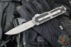 Microtech Scarab II- Single Edge- Weathered Metal Finished Handle- Apocalyptic Blade 1278-10 APWME