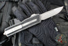 Microtech Scarab II- Single Edge- Weathered Metal Finished Handle- Apocalyptic Blade 1278-10 APWME