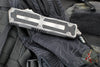 Microtech Scarab II- Single Edge- Weathered Metal Finished Handle- Apocalyptic Blade 1278-10 APWME