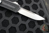 Microtech Scarab II- Single Edge- Black Handle- Stonewash Plain Edge Blade 1278-10