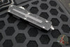 Microtech Scarab II- Single Edge- Black Handle- Stonewash Plain Edge Blade 1278-10