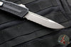 Microtech Scarab II- Single Edge- Black Handle- Apocalyptic Part Serrated Blade 1278-11 AP