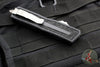 Microtech Scarab II- Single Edge- Black Handle- Apocalyptic Part Serrated Blade 1278-11 AP