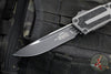 Microtech Scarab II 2024- Single Edge- Natural Clear Finished Handle- Black Plain Edge Blade 1278-1 NC