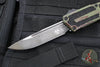 Microtech Scarab II- Single Edge- Outbreak Finished Handle- Outbreak Black Plain Edge Blade 1278-1 OBS