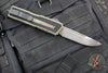 Microtech Scarab II- Single Edge- Outbreak Finished Handle- Outbreak Black Plain Edge Blade 1278-1 OBS
