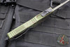 Microtech Scarab II- Single Edge- Outbreak Finished Handle- Outbreak Black Plain Edge Blade 1278-1 OBS