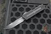Microtech Scarab II 2024- Tactical- Single Edge- Black Handle- Black Part Serrated Edge Blade 1278-2 T