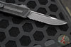 Microtech Scarab II 2024- Tactical- Single Edge- Black Handle- Black Part Serrated Edge Blade 1278-2 T