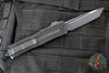 Microtech Scarab II- Tanto Edge- Tactical- Black Finished Handle- Black Plain Edge Blade 1279-1 T