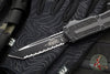 Microtech Scarab II- Tanto Edge- Tactical- Black Finished Handle- Black Full Serrated Edge Blade 1279-3 T