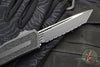 Microtech Scarab II- Tanto Edge- Tactical- Black Finished Handle- Black Full Serrated Edge Blade 1279-3 T