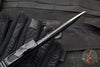 Microtech Scarab II- Tanto Edge- Tactical- Black Finished Handle- Black Full Serrated Edge Blade 1279-3 T