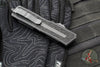 Microtech Scarab II- Tanto Edge- Tactical- Black Finished Handle- Black Full Serrated Edge Blade 1279-3 T