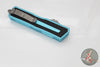 Microtech Scarab II- Double Edge- Turquoise Handle- Apocalyptic Full Serrated Edge Blade 1280-12 APTQ
