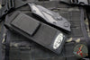 Vintage 2011 Microtech Select Fire- Manual- Tactical- Black Handle- Black Part Serrated Blade 129-2 T