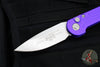 Microtech LUDT OTS Knife- Purple Handle- Stonewash Blade 135-10 PU