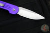 Microtech LUDT OTS Knife- Purple Handle- Stonewash Blade 135-10 PU