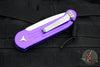 Microtech LUDT OTS Knife- Purple Handle- Stonewash Blade 135-10 PU