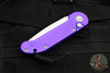 Microtech LUDT OTS Knife- Purple Handle- Stonewash Blade 135-10 PU
